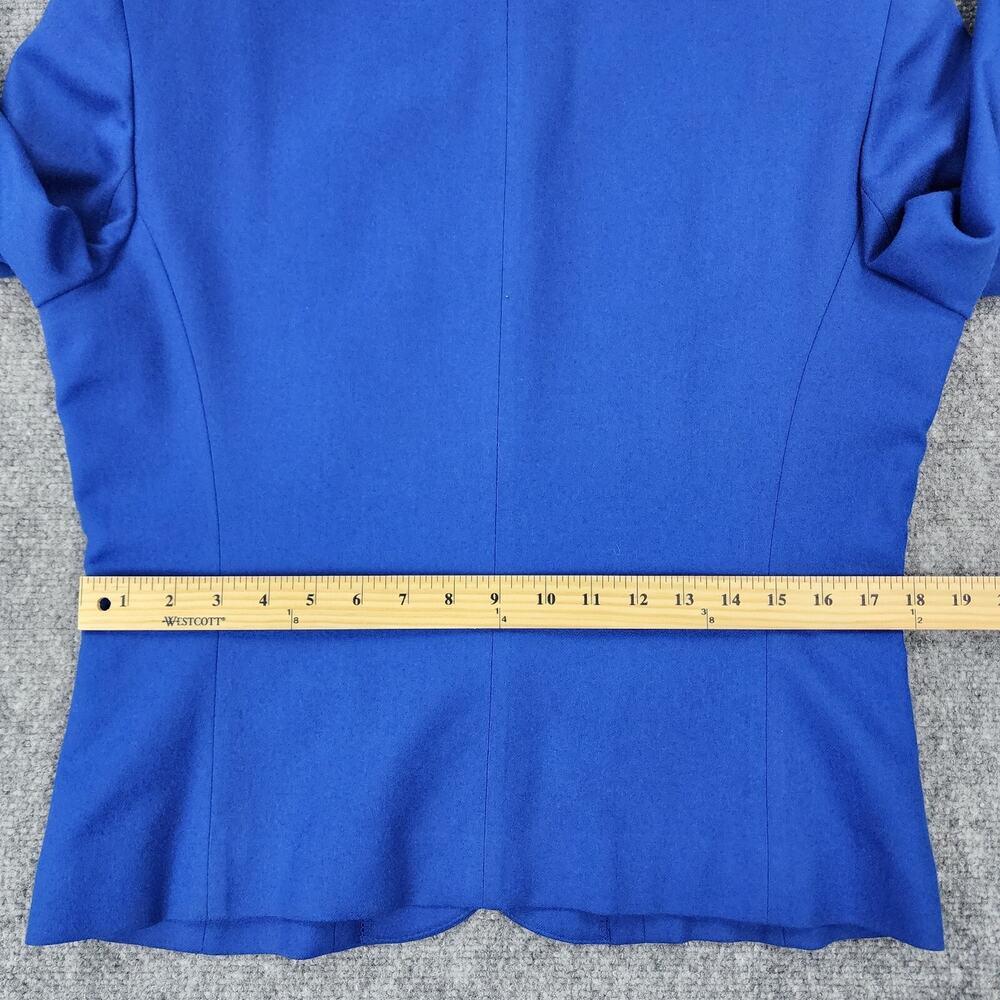 Vintage Pendleton Blazer Womens 10 Blue Wool Gold Crest Button USA Made Jacket - Picture 8 of 16